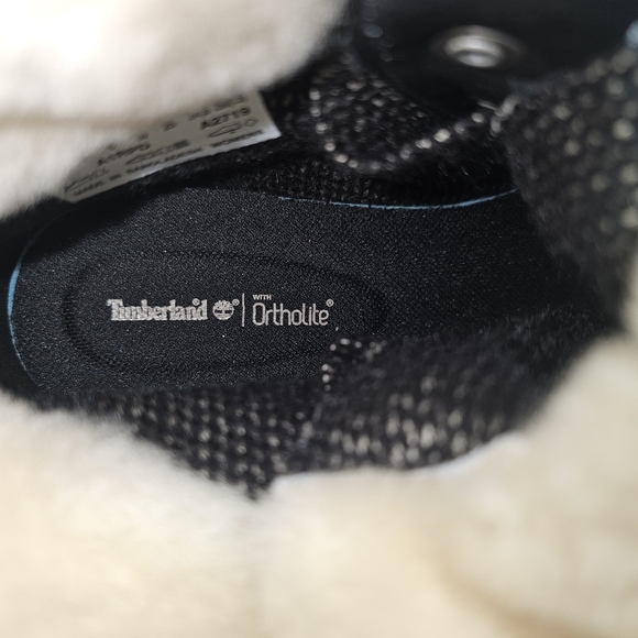 TIMBERLAND Women's Courmayeur Valley Women's Shearling Lined Boots Black A1RPD - Picture 11 of 12